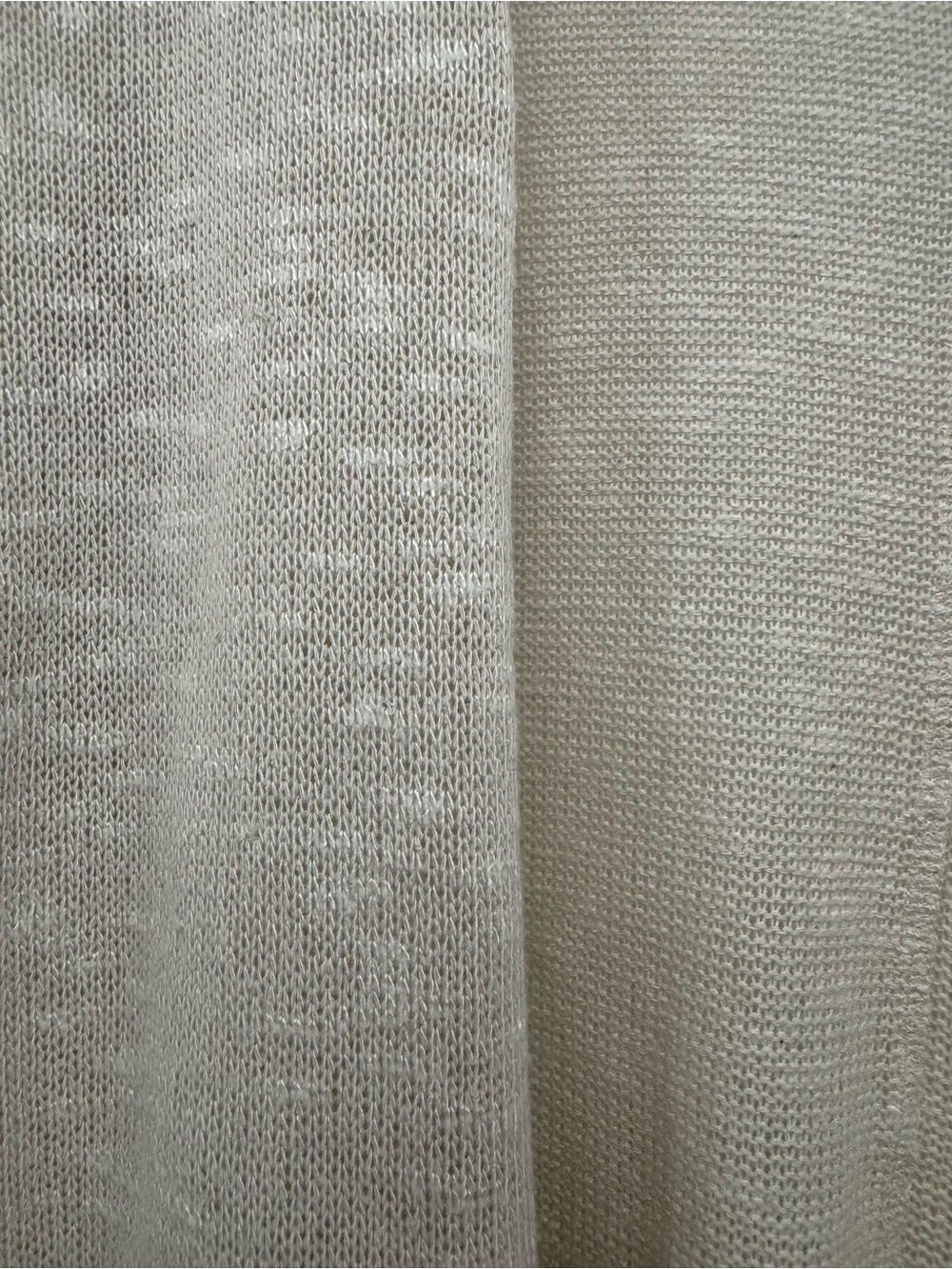 Mudd Short Sleeve Open-Front Cardigan in Light Cream - Picture 2 of 4